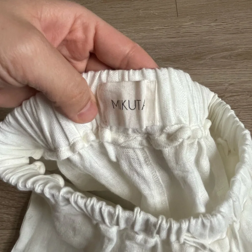 Off-white 100% linen shorts - Picture 4 of 5